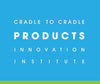 Cradle to Cradle logo reading Products Innovation Institute on a blue background