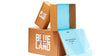 Blueland Shipping boxes on white background
