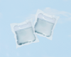 2 PVA Laundry Pacs with clear liquid inside